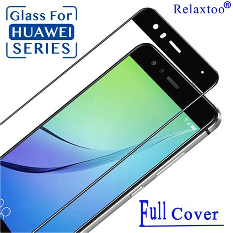 Phone Case for Huawei P10 Lite with Tempered Glass Screen 